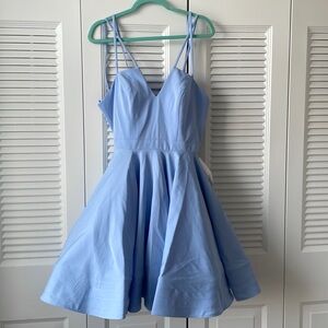 Ieena for Mac Duggal Dress - French Blue, Size 8